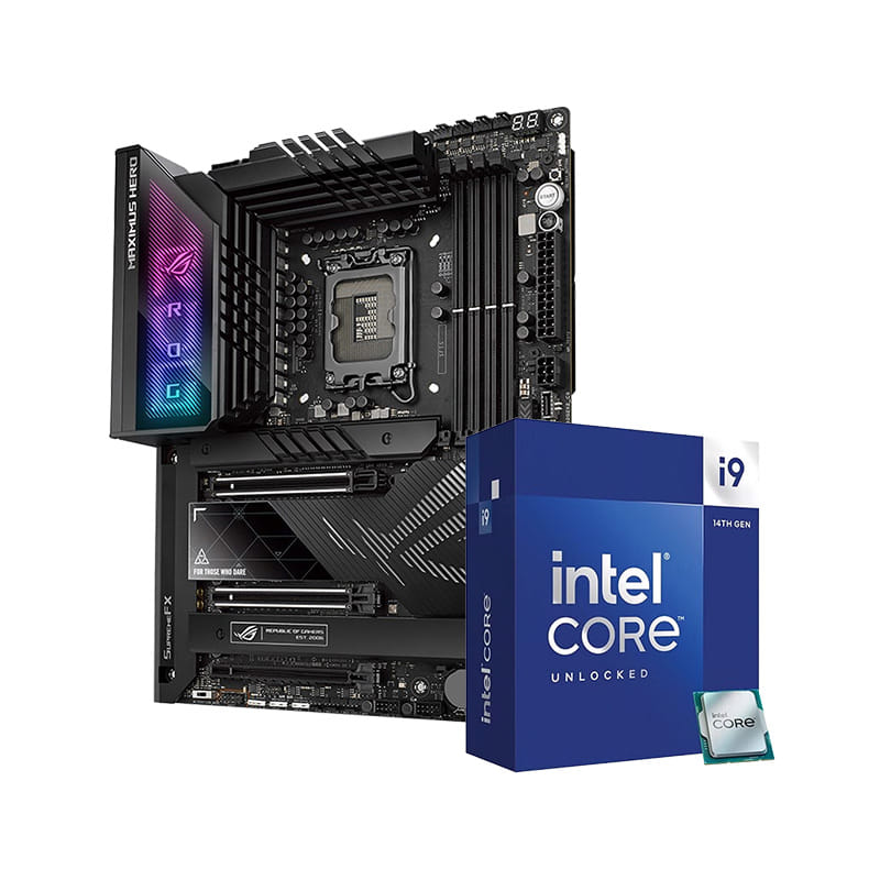 intel core i9-14900k ASUSZ790 CPU&マザーボード Intel Core i9-14900K ＆ ASUS Z790マザーボード