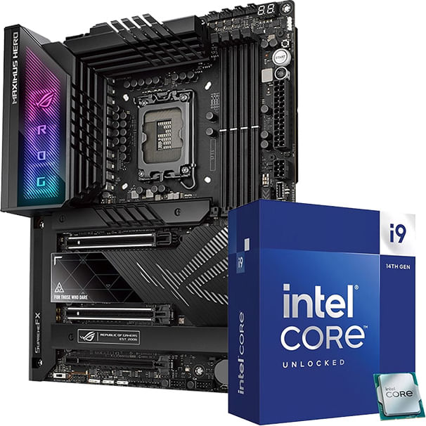 Asus ROG MAXIMUS Z790 HERO with Intel Core 14th Gen i9 14900K ATX