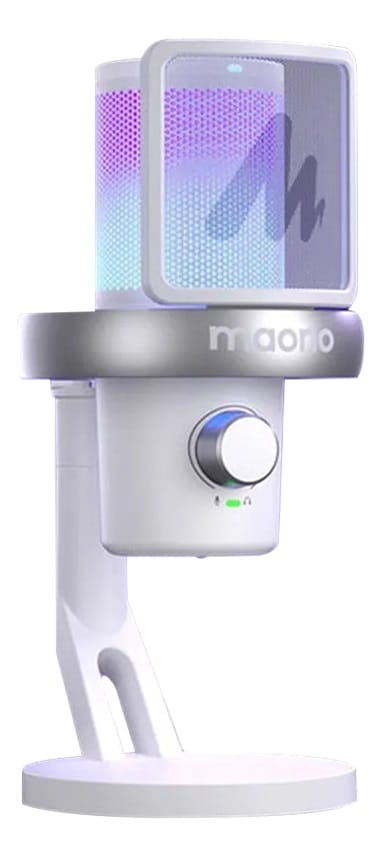 Maono DM40 Pro USB/Wireless Gaming Desktop Microphone - White