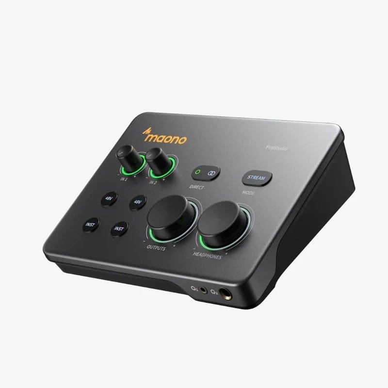 Maono P2 USB Hybrid Aluminium Panel Audio Interface for Music Production, Streaming, Podcast