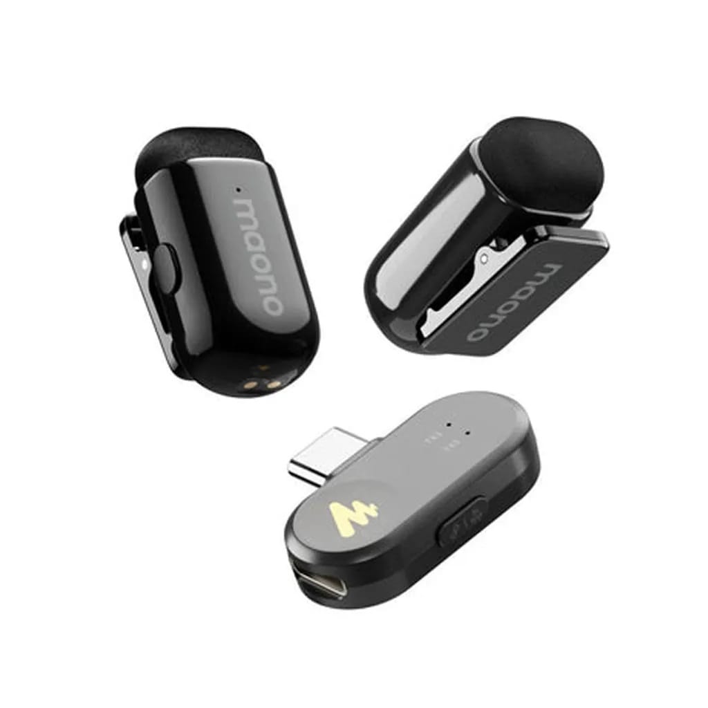 Maono WAVE T1 MINI Wireless Microphone For Type-C Connector With Charger Case