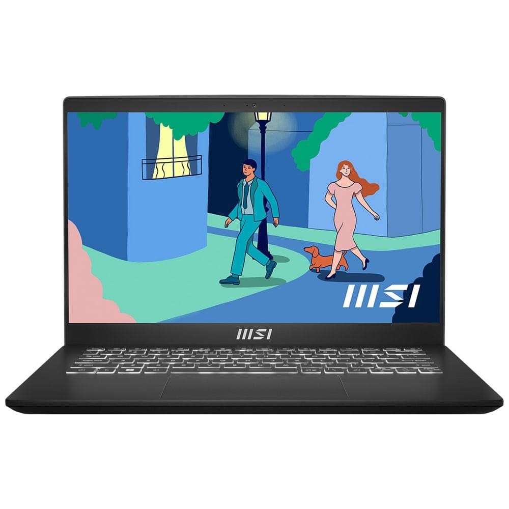 (Refurbished) MSI Modern 14 C12MO 14" FHD IPS Laptop, i3-1215U, 8GB RAM, 512GB SSD, Windows 11 Home