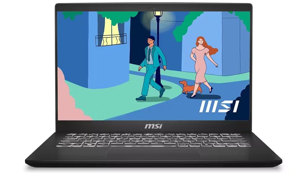(Refurbished) MSI Modern C14 C7M 14" FHD IPS Laptop, Ryzen 5-7430U, 16GB RAM, 512GB SSD, Windows 11 Pro