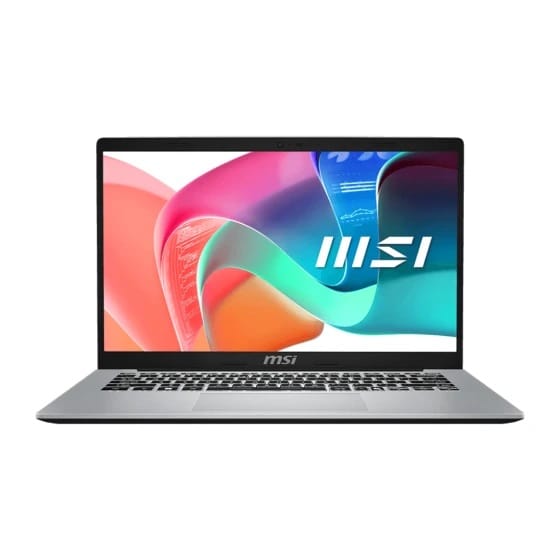 (Refurbished) MSI Modern 14 14" FHD Laptop, i5-1335U, 16GB RAM, 512GB SSD, Windows 11 Home - Platinum Gray