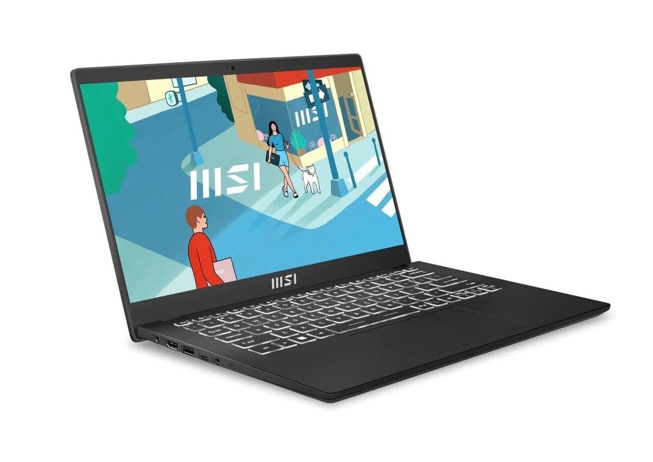 MSI Modern 15.6" FHD IPS Laptop, i7-1255U, 16GB RAM, 512GB SSD, Windows 11 Home