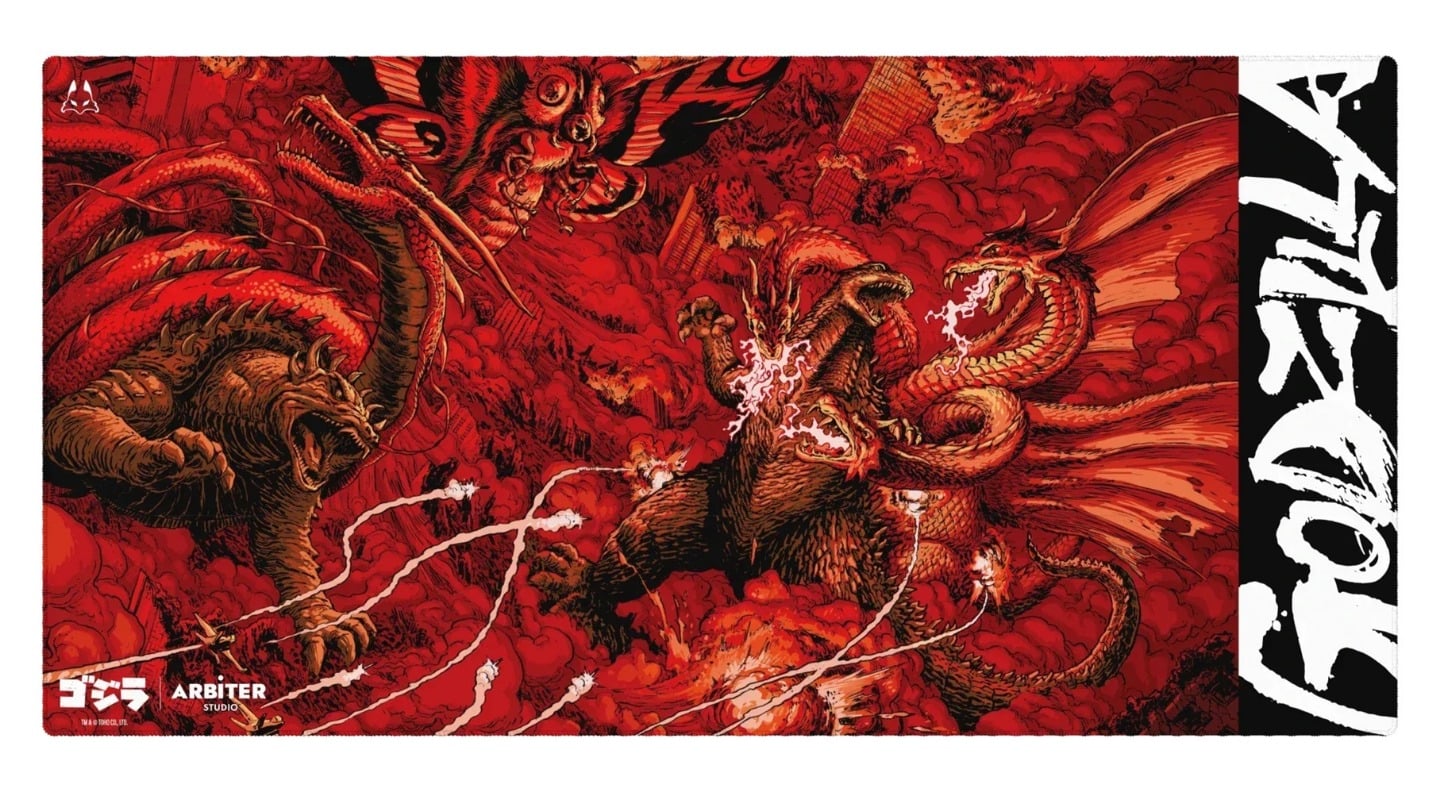 ARBITER Studio Godzilla vs Ghidorah Cloth Gaming Mouse Pad - XXL
