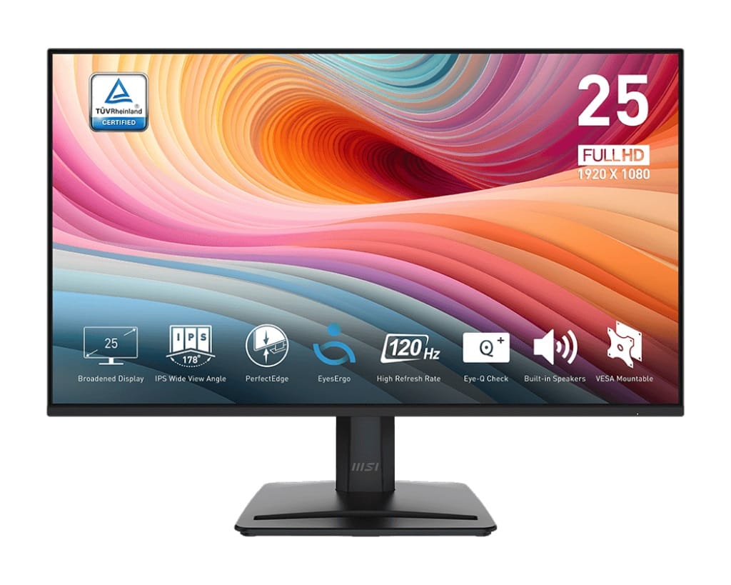 MSI PRO MP251 E2 FHD IPS 1ms 120Hz Monitor