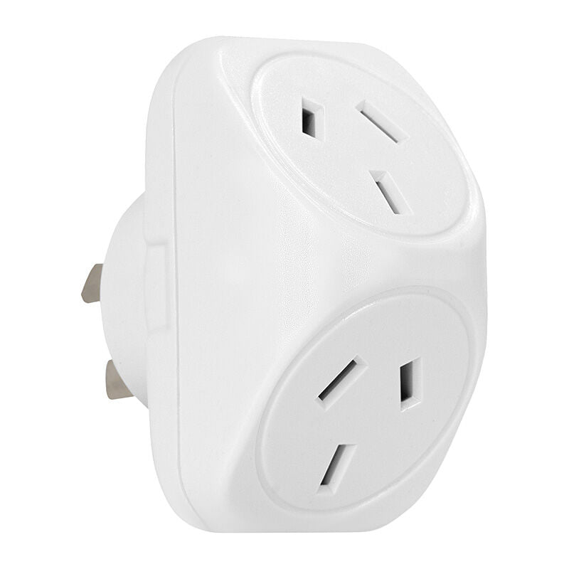 Moki Angled Double Power Adapter
