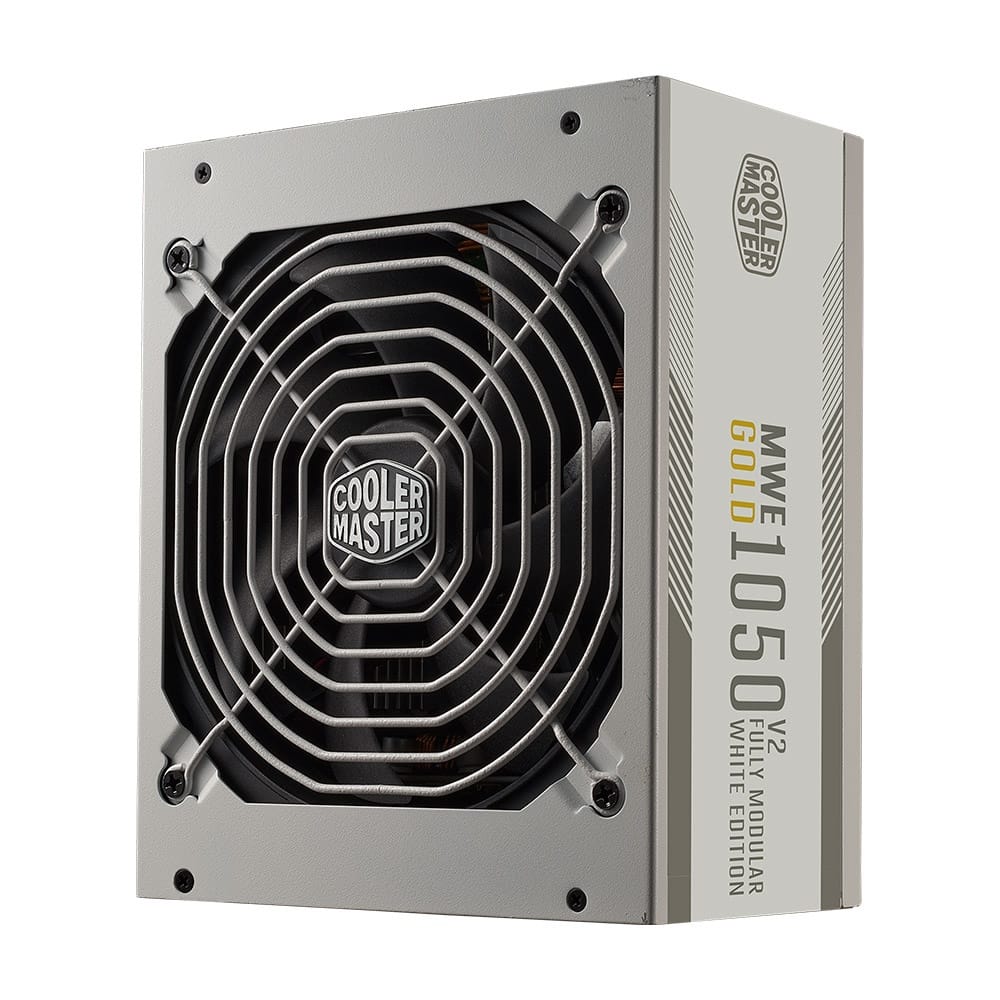 Cooler Master MWE Gold 1050 - V2 ATX3.0 Fully Modular 80 Plus Gold PSU - White Version

