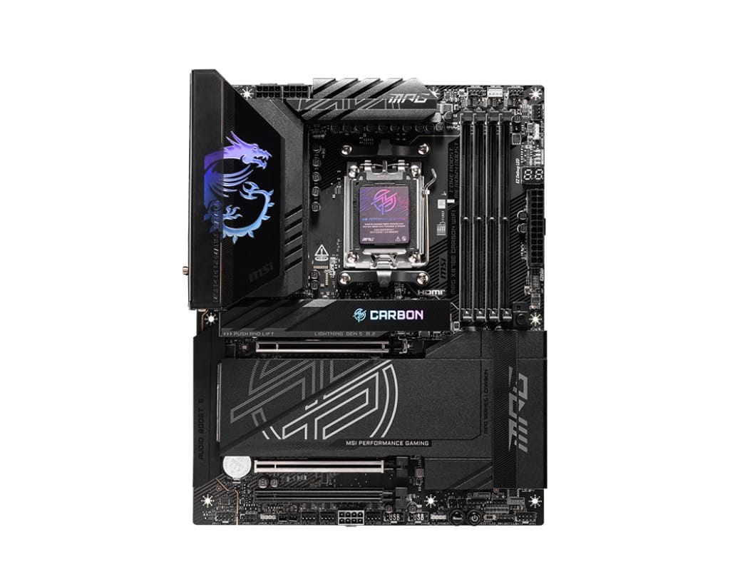 MSI MPG X870E CARBON WIFI AM5 Motherboard