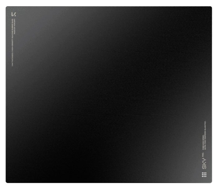 VOICSKY SKY PRO Ultra-Thin 500x430x1mm XL Glass Mouse Pad - Dark
