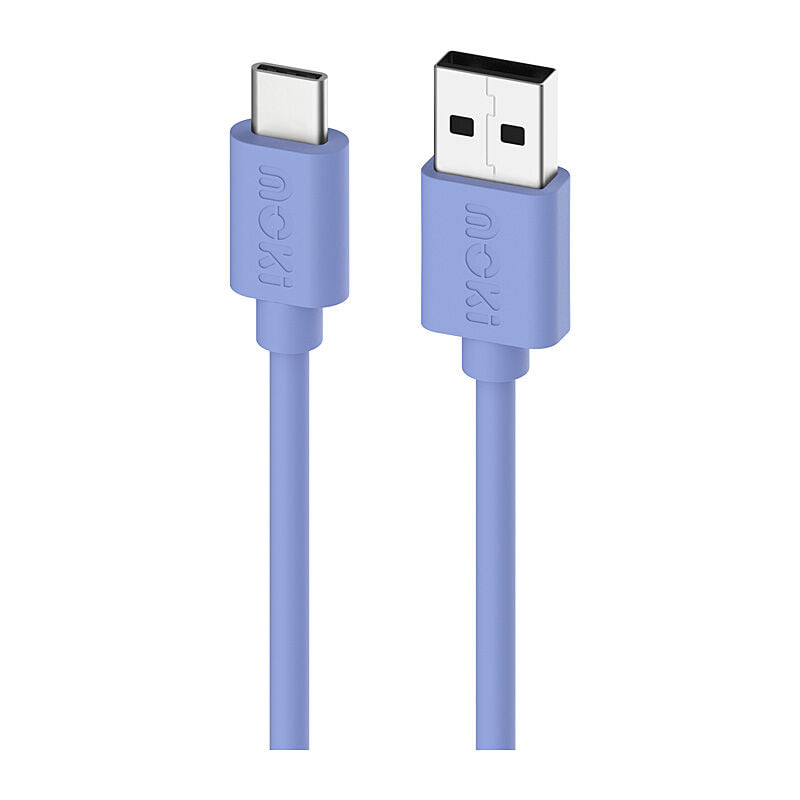 Moki USB-A to USB-C SynCharge Cable 1m - Purply Blue
