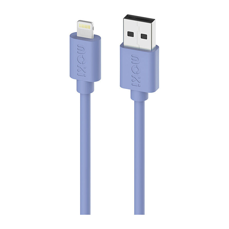 Moki USB-A to Lightning SynCharge Cable 1m - Purply Blue
