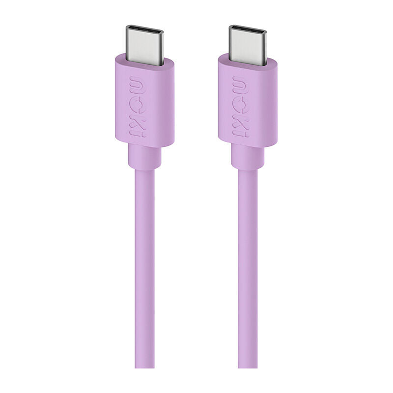 Moki USB-C to USB-C SynCharge Cable 1m - Pinky Purple