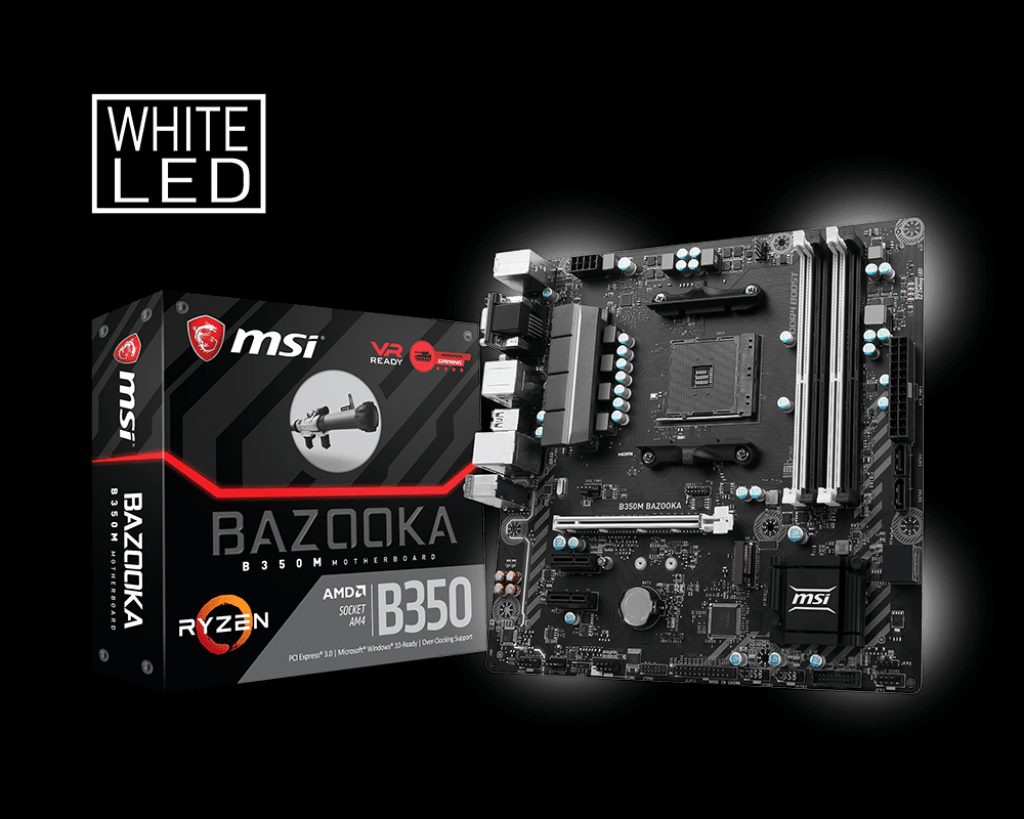 MSI B350M BAZOOKA Motherboard B350MBAZOOKA