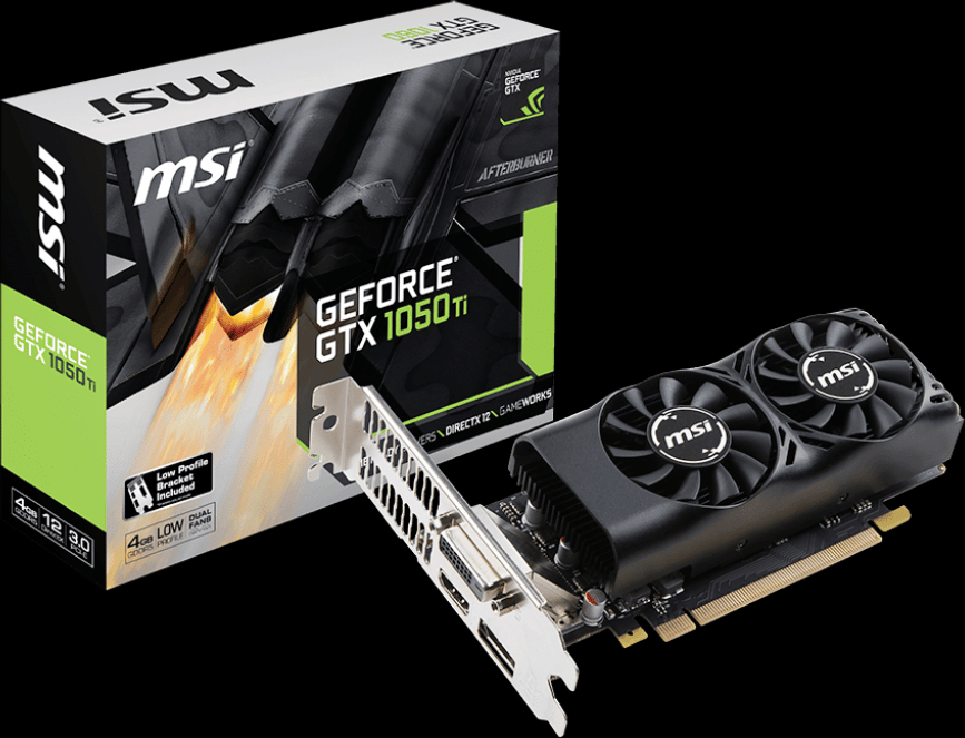MSI GeForce GTX 1050 Ti 4GT LP V1 Nvidia Graphics Card