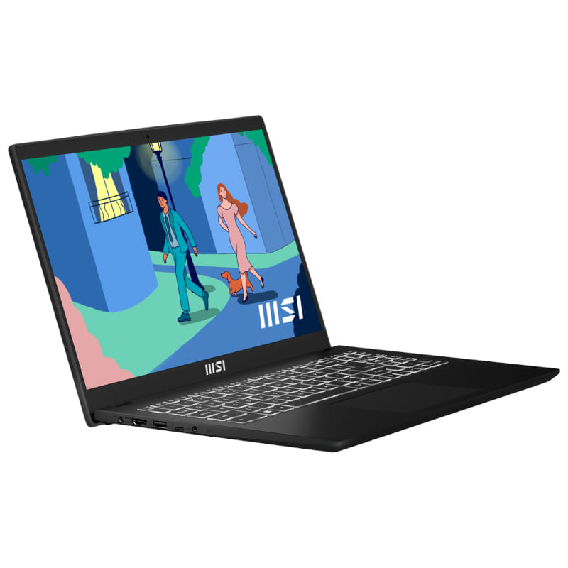 MSI Modern 15.6" FHD, Intel Core i3-1215U, 8GB RAM, 512GB SSD, Windows 11