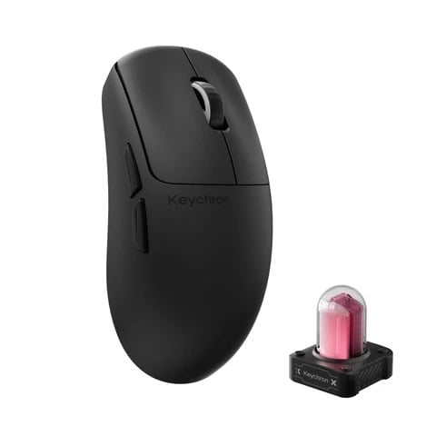 Keychron G6 HE 8K PixArt 3955 Wireless Ultralight Mouse - Classic Black