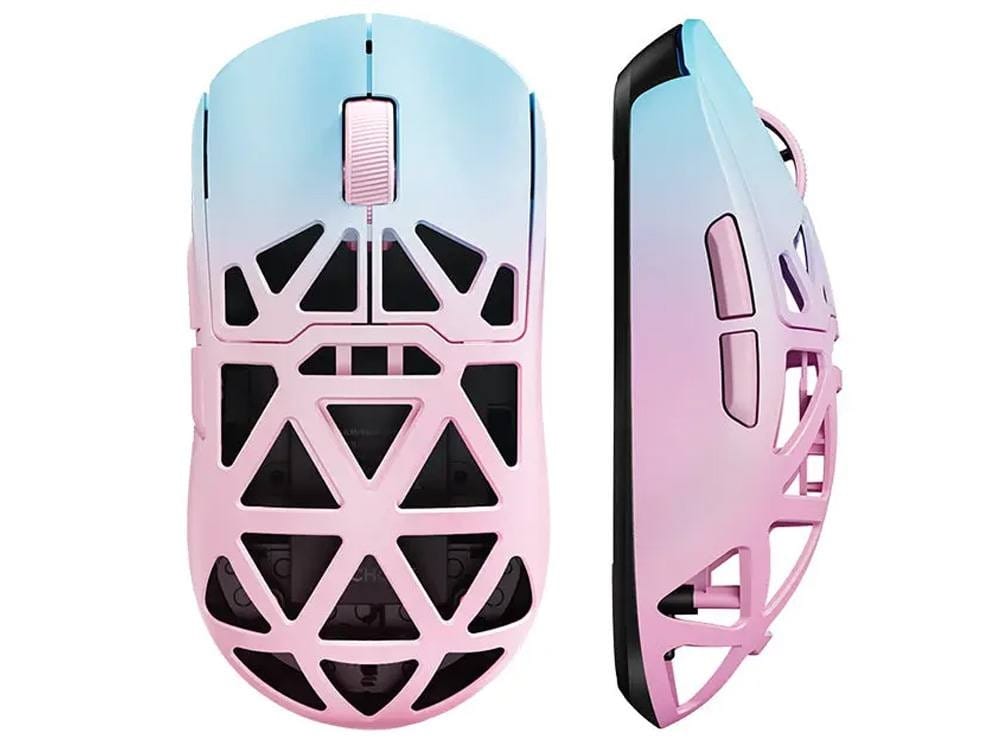 MCHOSE AX5 Pro Max 8K Magnesium Alloy Wireless Mouse - Pink Blue