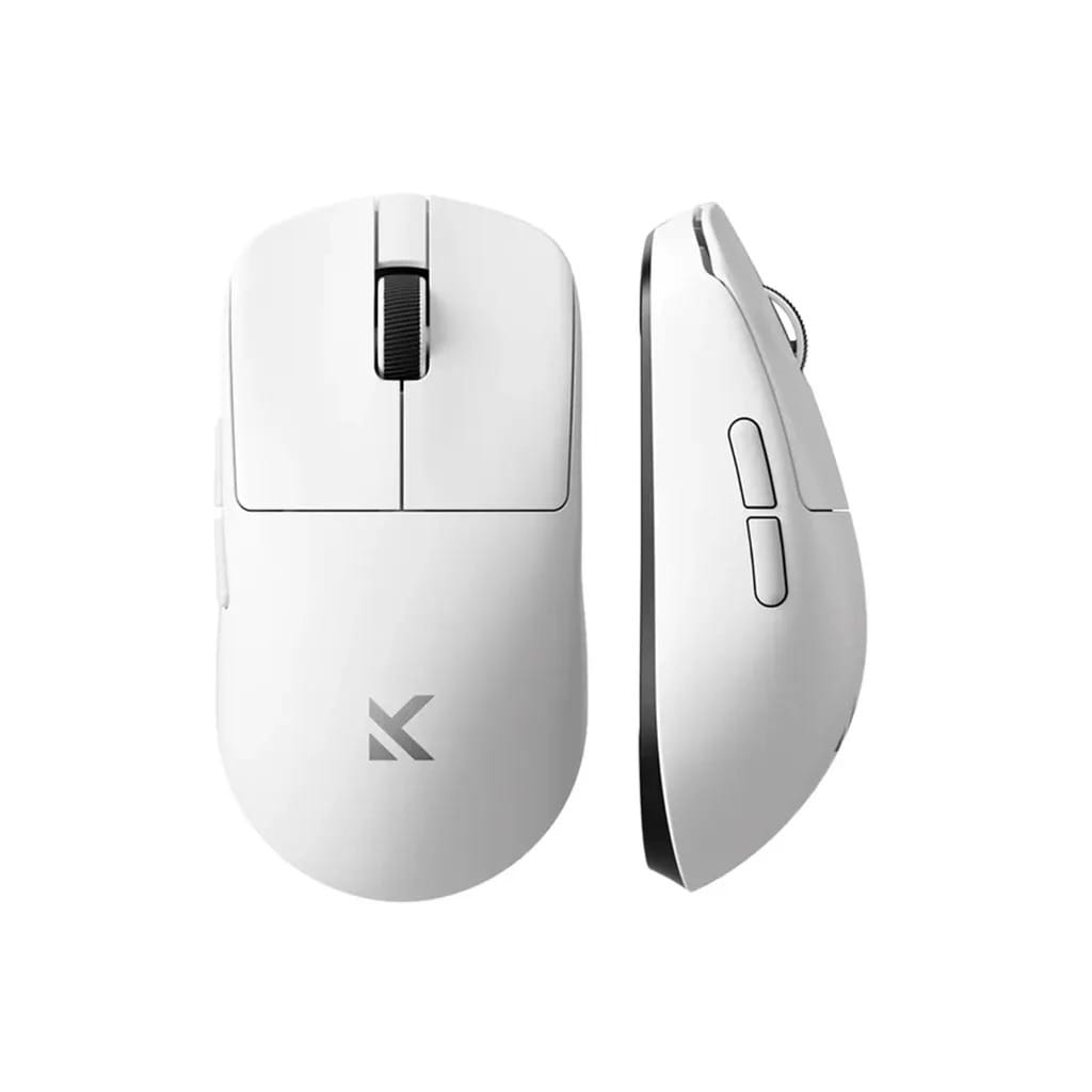 MCHOSE L7 Ultra+ 8K Lightweight Wireless Gaming White Mouse - Kailh Optical Switch