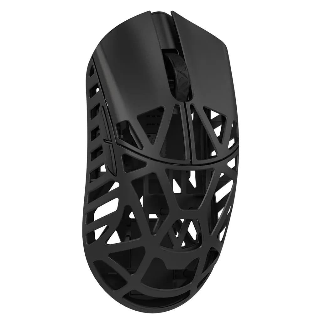 WLMOUSE Beast X Max Magnesium Omron Opticals Side Slits Wireless Gaming Mouse - Black