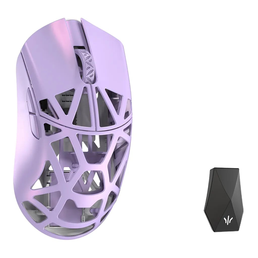 WLMOUSE Beast X Max 8K Magnesium Solid Sides Wireless Gaming Mouse -  Soft Lilac