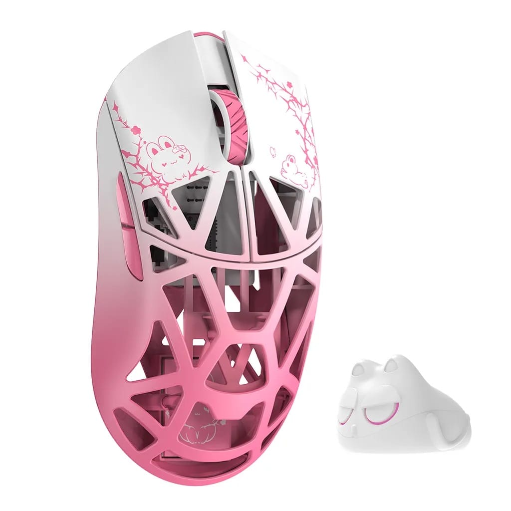 WLMOUSE Beast X Max 8K Magnesium Solid Sides Wireless Gaming Mouse -  Pink