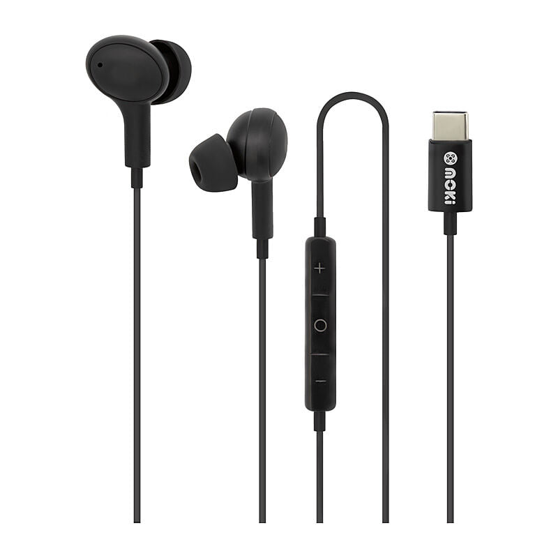 Moki USB-C Connect Earphones - Black