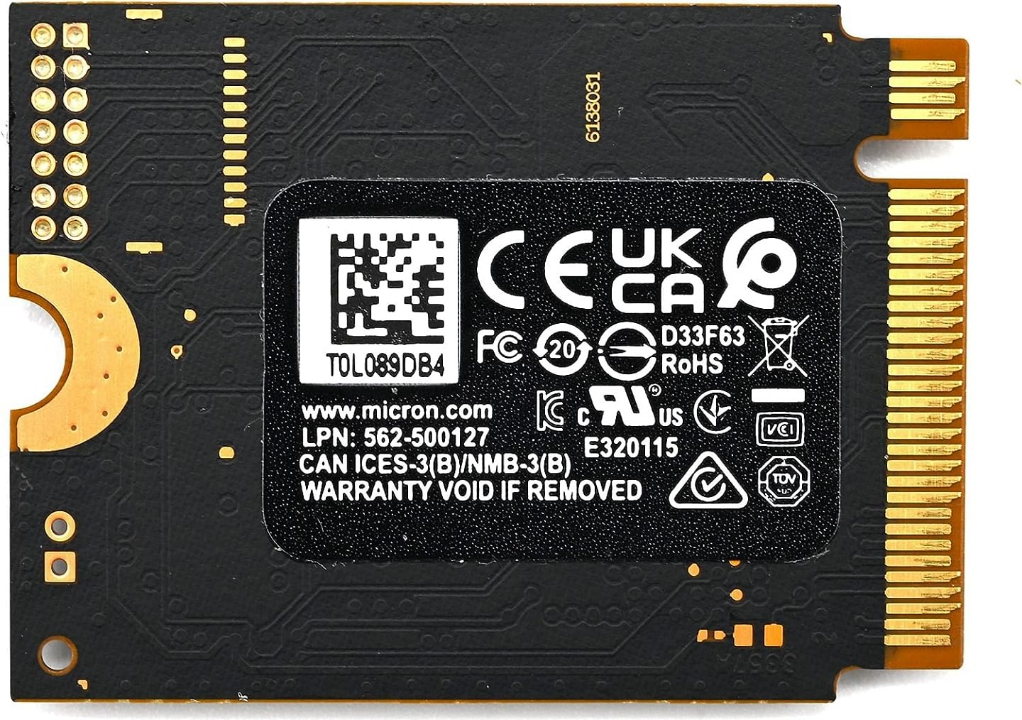 Micron 2400 2TB M.2 2230 NVMe Gen4 SSD