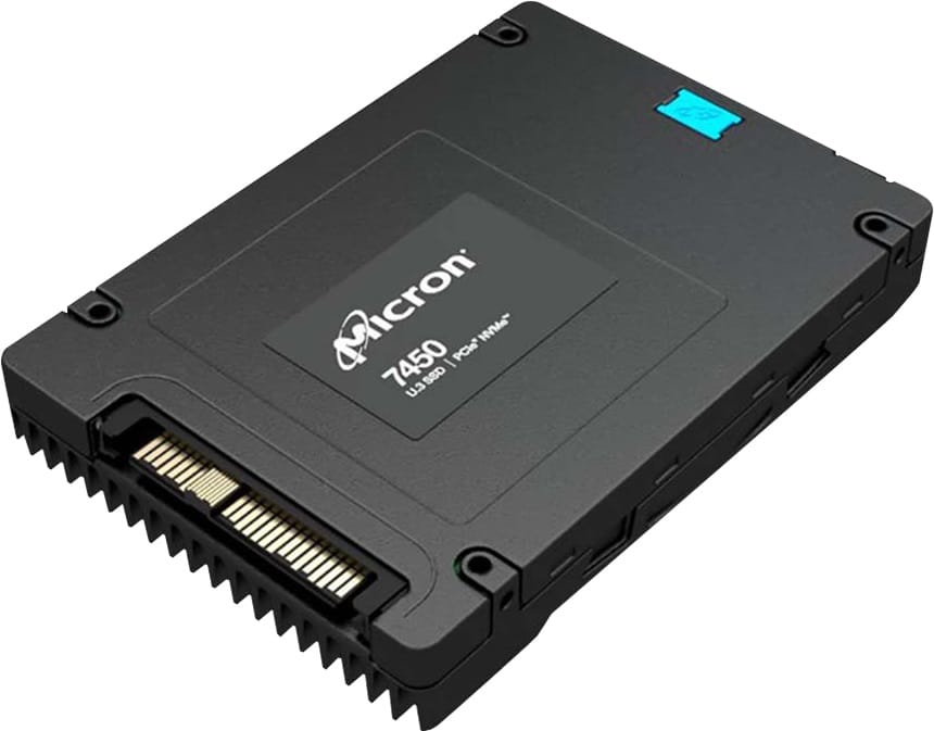 Micron 7450 MAX 3.2TB 2.5" NVMe PCIe 4.0 U.3 Non-SED Enterprise SSD