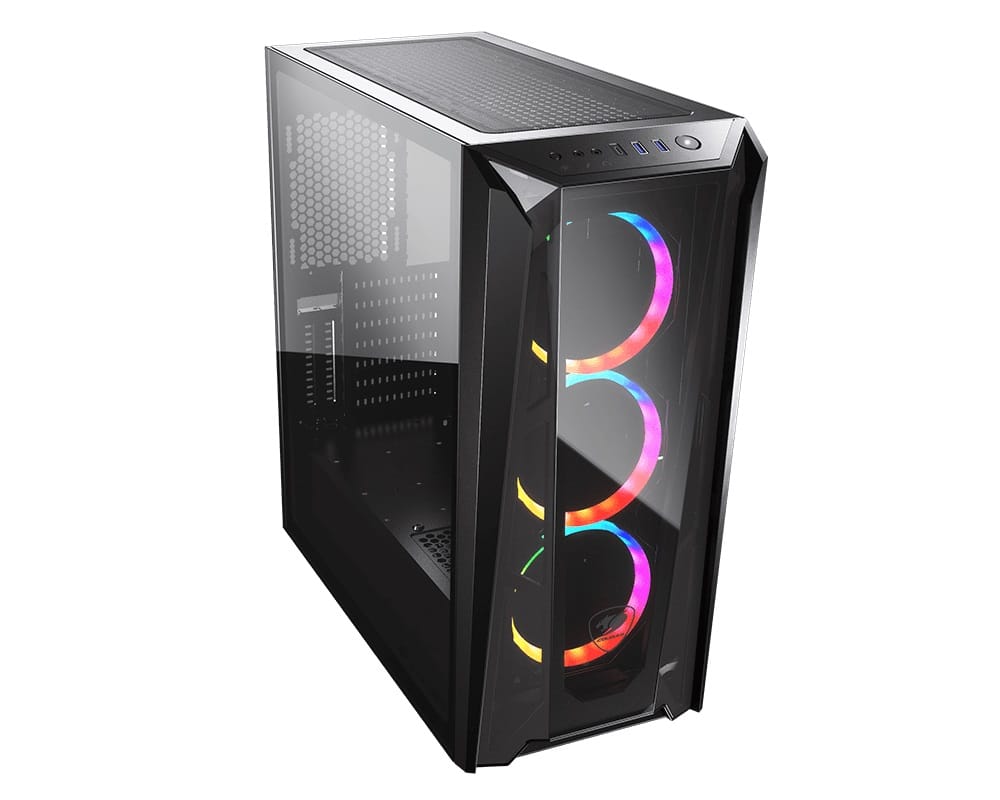 Cougar MX660-T RGB Steel ATX Mid-Tower Computer Case - Black