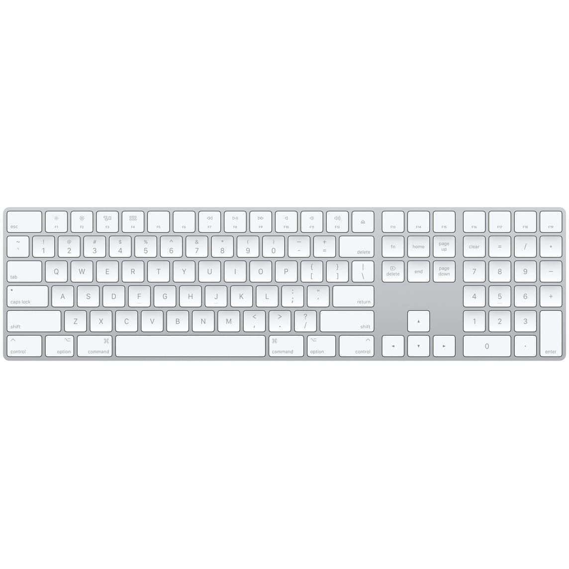 Apple Magic Keyboard with Numeric Keypad - Silver
