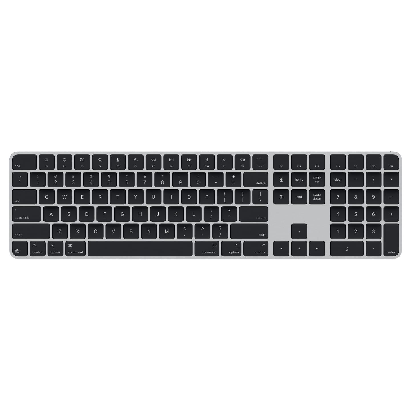 Apple Magic Keyboard With Touch ID And Numeric Keypad - Black