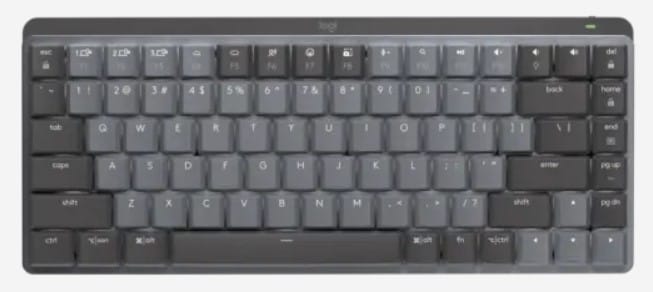 Logitech MX Mechanical Mini Wireless Keyboard - Tactile Quiet
