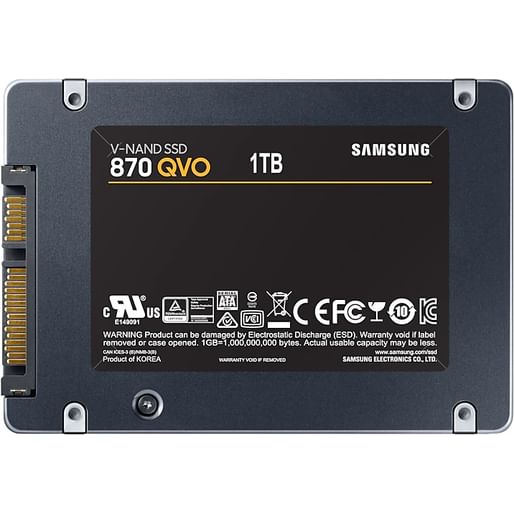 Samsung 870 QVO 1TB SATA Intelligent TurboWrite SSD