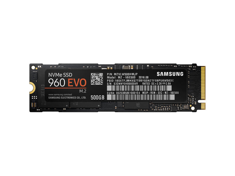 Samsung V-NAND 960 EVO M.2 500GB SSD