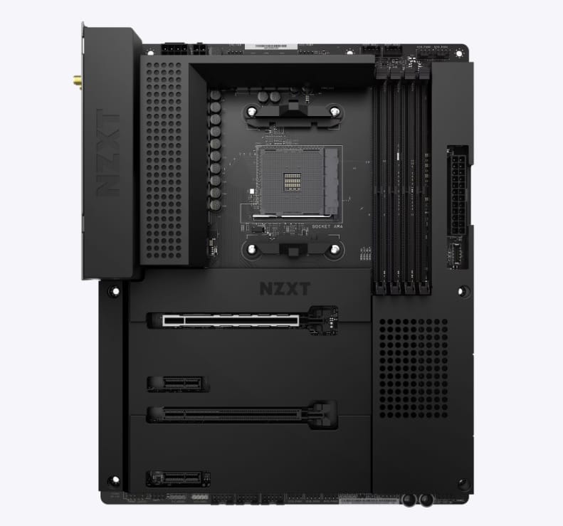 Carton Damaged NZXT N7 B550 Socket AM4 ATX Motherboard - Matte Black