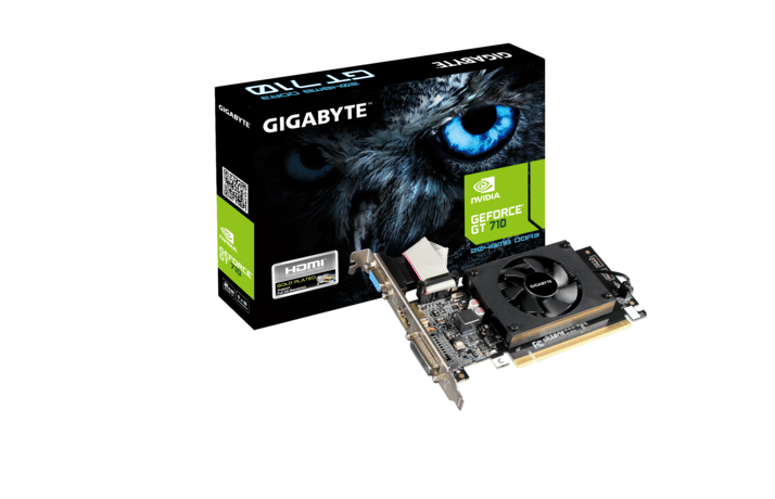 Manufacture Refurbished Gigabyte GT710 2GB D3 Graphics Card