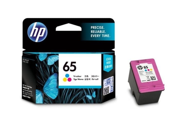 HP 65 Tri-Color Original Ink Cartridge