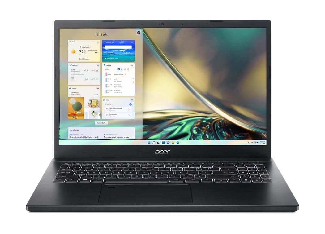 (Manufacturer Refubished) Acer Aspire 7, 15.6" FHD 144Hz Laptop, i5-1240P, 16GB RAM, 512GB SSD, GTX 1650, Windows 11 Home