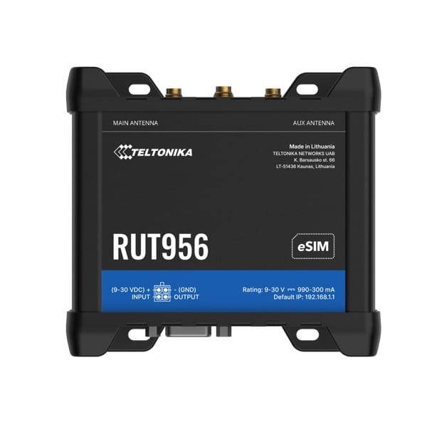 Teltonika RUT956 Industrial Cellular Router eSIM