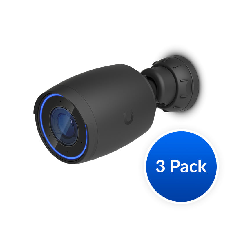 Ubiquiti AI Prof In/Outdr 4K PoE Camera 3Pck Black