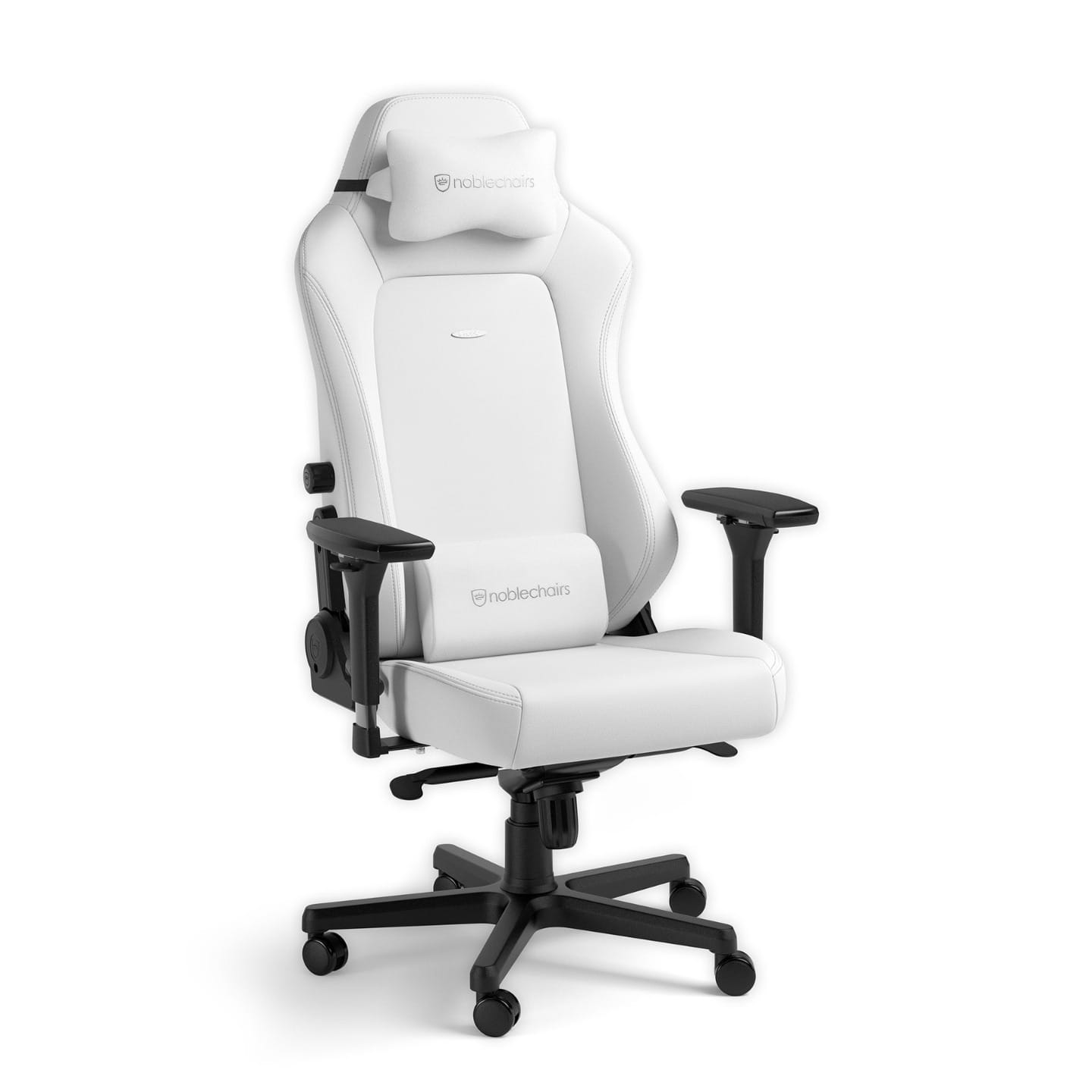 Noblechairs HERO High Tech Synthetic Leather Gaming Chair White Edition