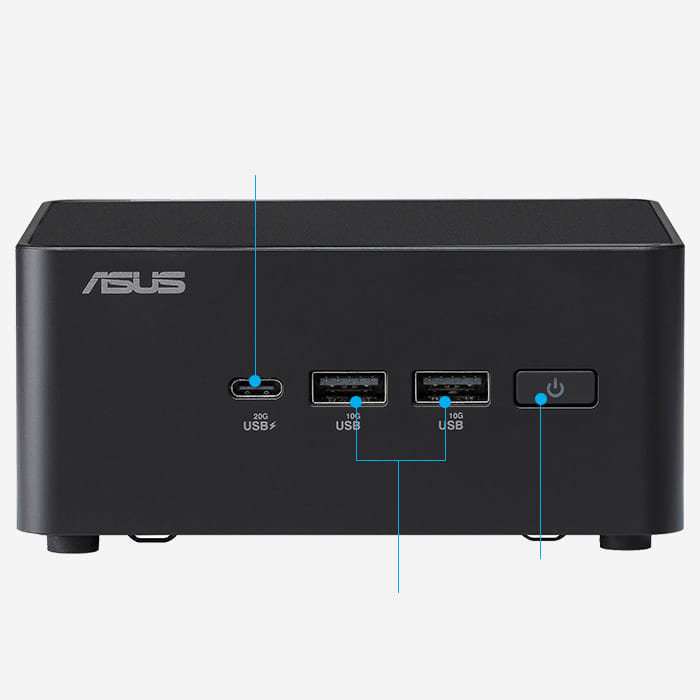 Asus NUC 14 Pro Mini PC, Ultra 7-155H, 32GB RAM, 2TB SSD, Windows 11 Pro