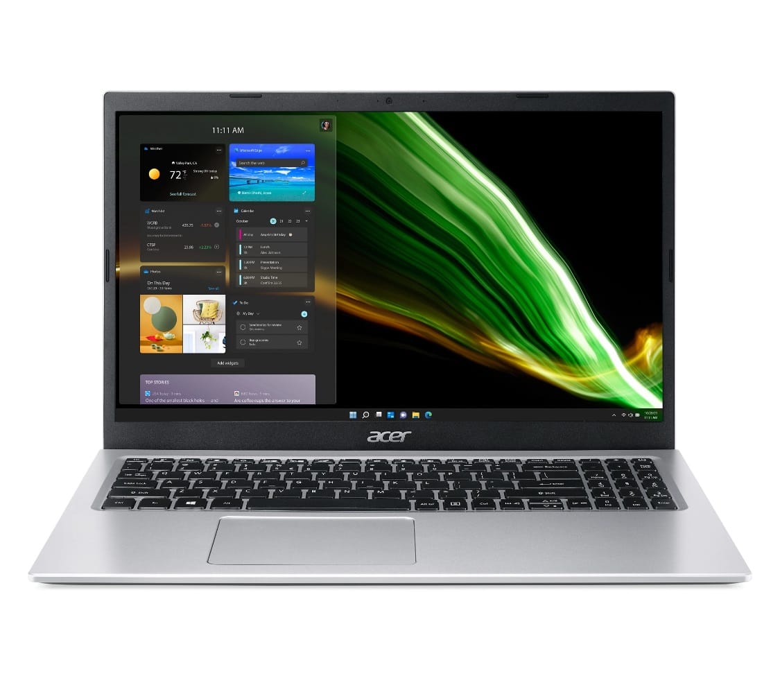 (Refurbished) Acer Aspire 3 15.6" FHD Laptop, N4500, 4GB RAM, 128GB SSD, Windows 11 Home