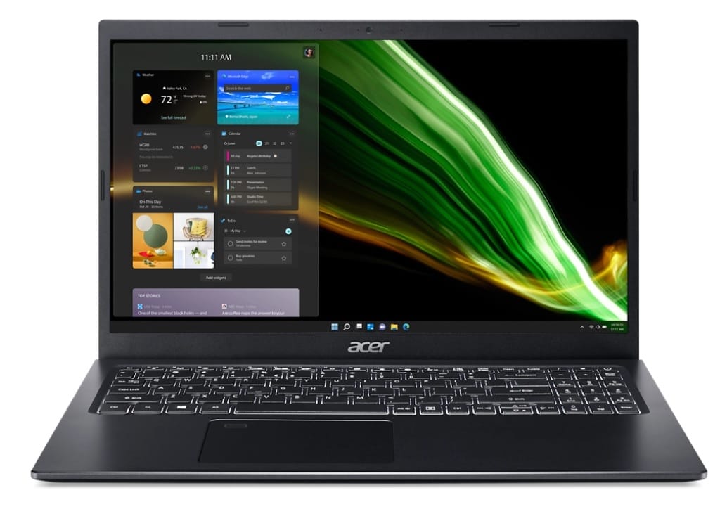 (Manufacturer Refurbished) Acer Aspire 5 15.6" FHD Laptop, i5-1135G7, 8GB RAM, 256GB SSD, Windows 11 Home