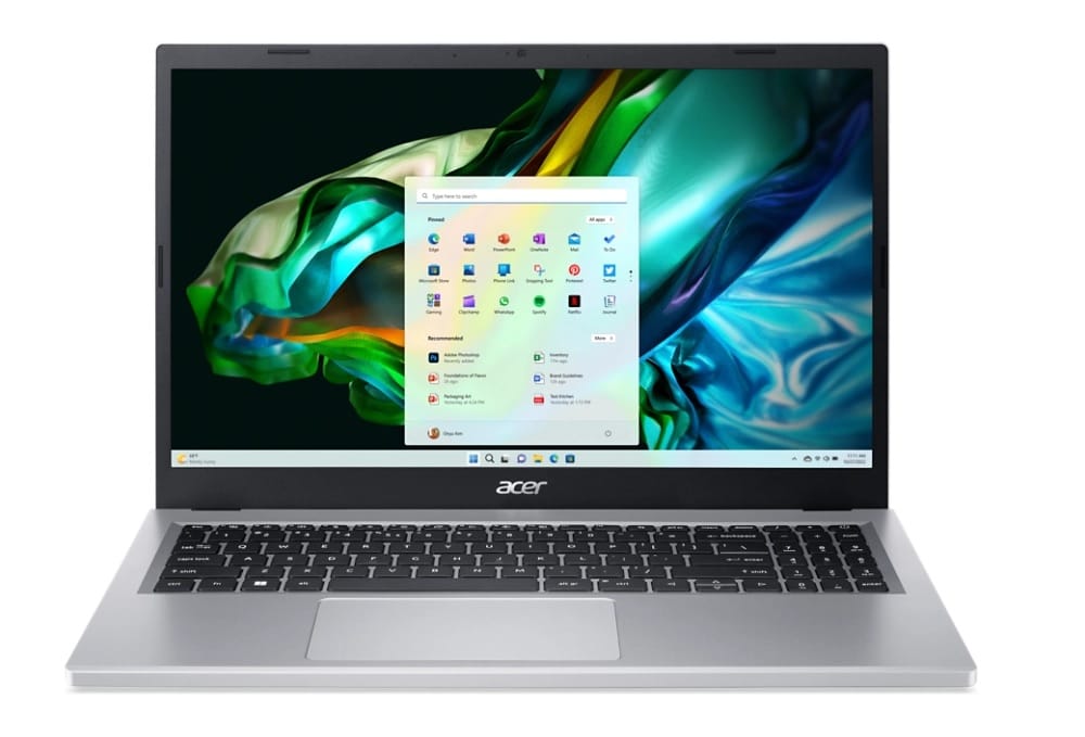 (Manufacturer Refurbished) Acer Aspire 3 A315-510P-P33X, 15.6" FHD Laptop, N200, 8GB RAM, 128GB SSD, Windows 11 Home