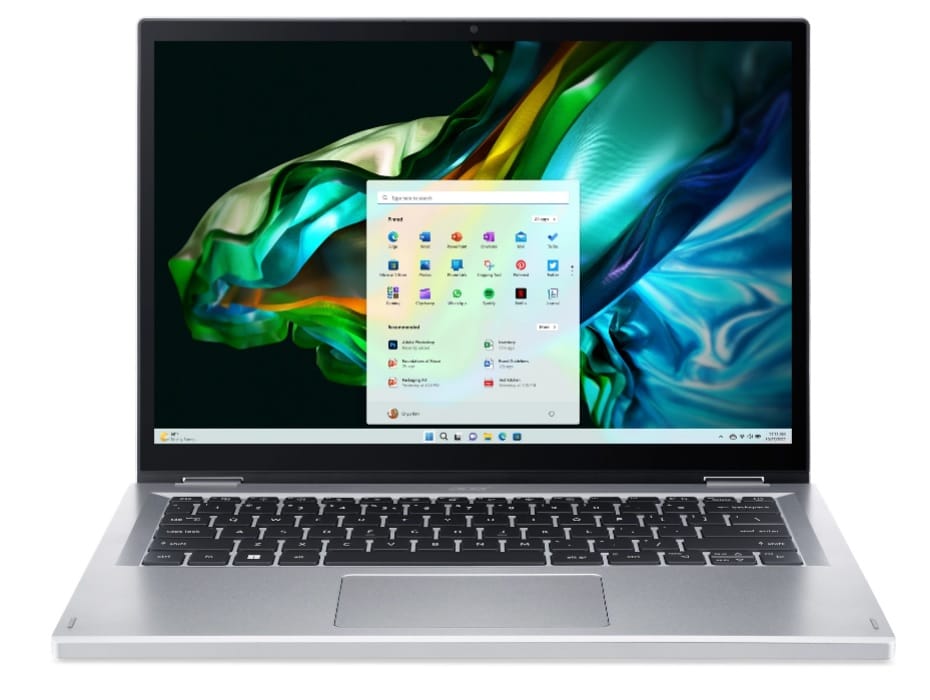 (Manufacturer Refurbished) Acer Spin 3, 14" WUXGA IPS Touchscreen Laptop, N100, 4GB RAM, 128GB SSD, Windows 11 Home