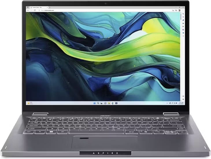 (Manufacturer Refurbished) Acer Aspire 5 Spin 14, 14" WUXGA Touchscreen Laptop, i5-120U, 16GB RAM, 512GB SSD, Windows 11 Home