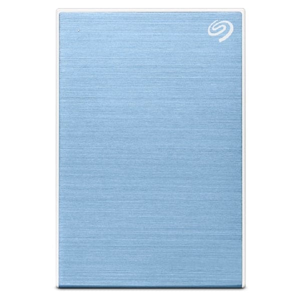 Seagate One Touch 2TB External HDD With Password Protection - Blue